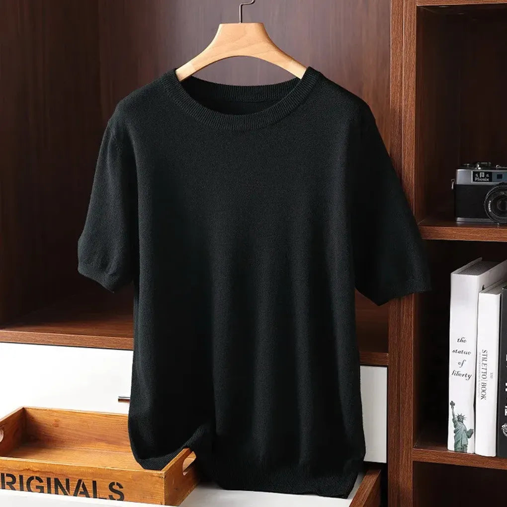 Herre-T-shirt med rund hals – Elevated Basics til hverdagsbrug