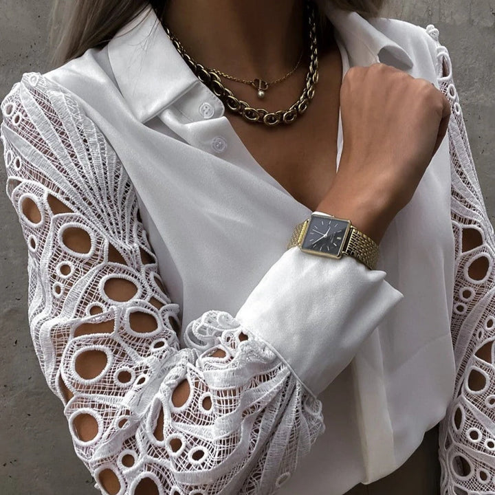 Stilfuld afslappet bluse til kvinder, elegant hverdagstop
