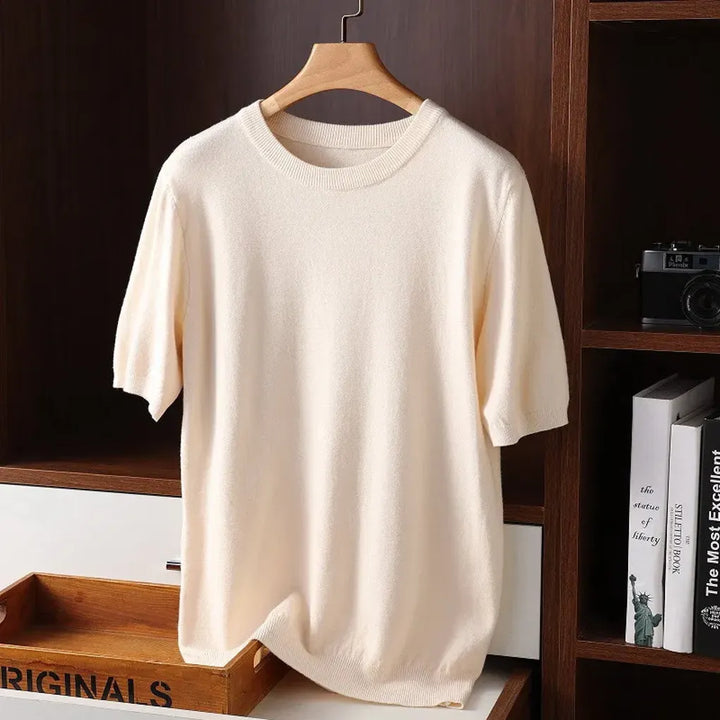 Herre-T-shirt med rund hals – Elevated Basics til hverdagsbrug