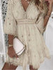 Boho Sommer Kjole med Broderi