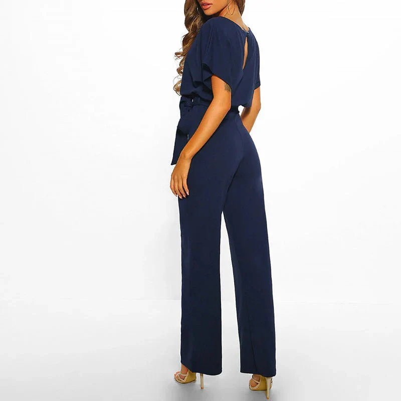 Elegant damejumpsuit med smal talje
