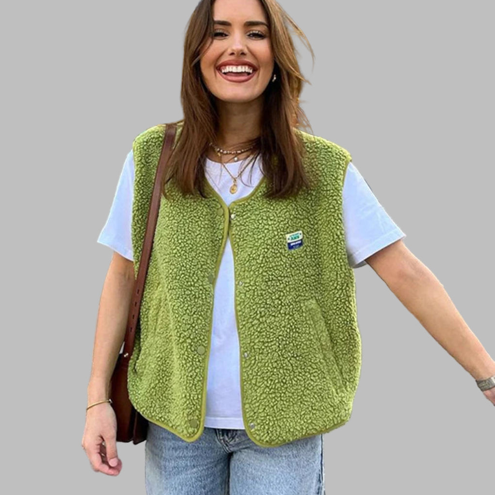 Premium lammeskindsvest