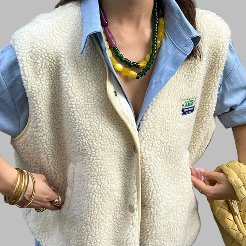 Premium lammeskindsvest