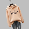 Smile-hoodie til kvinder