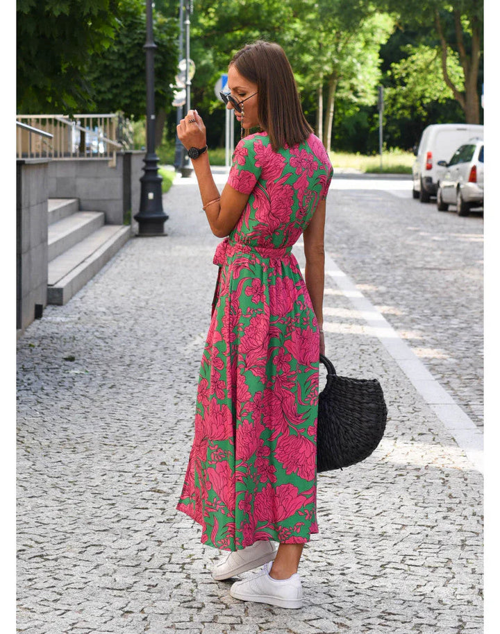 Blomstret Sommer Maxi Kjole