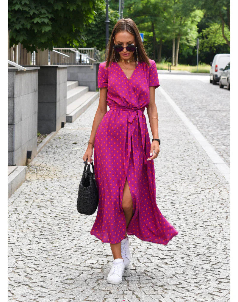 Blomstret Sommer Maxi Kjole