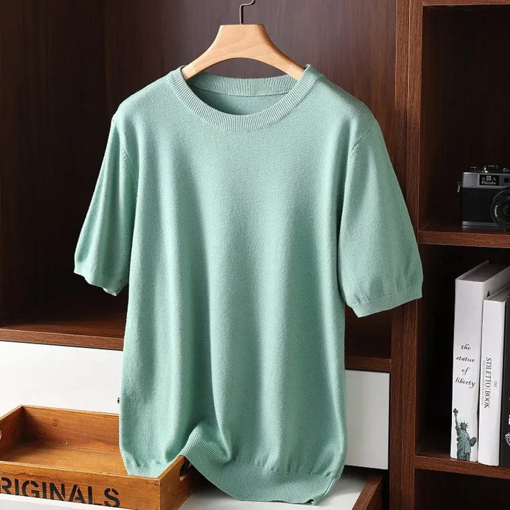 Herre-T-shirt med rund hals – Elevated Basics til hverdagsbrug