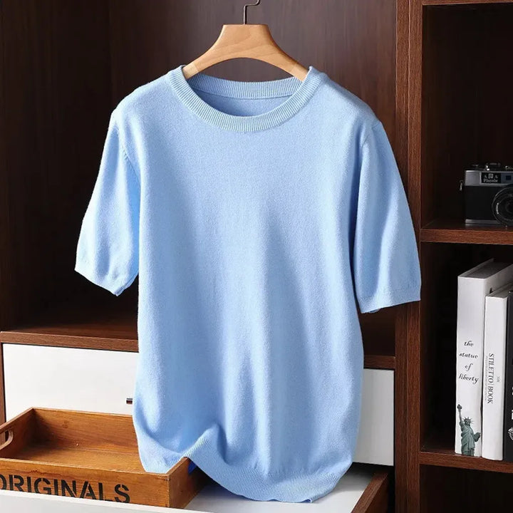 Herre-T-shirt med rund hals – Elevated Basics til hverdagsbrug
