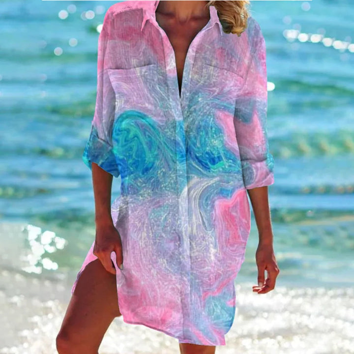 Dame sommerskjorte – afslappet design