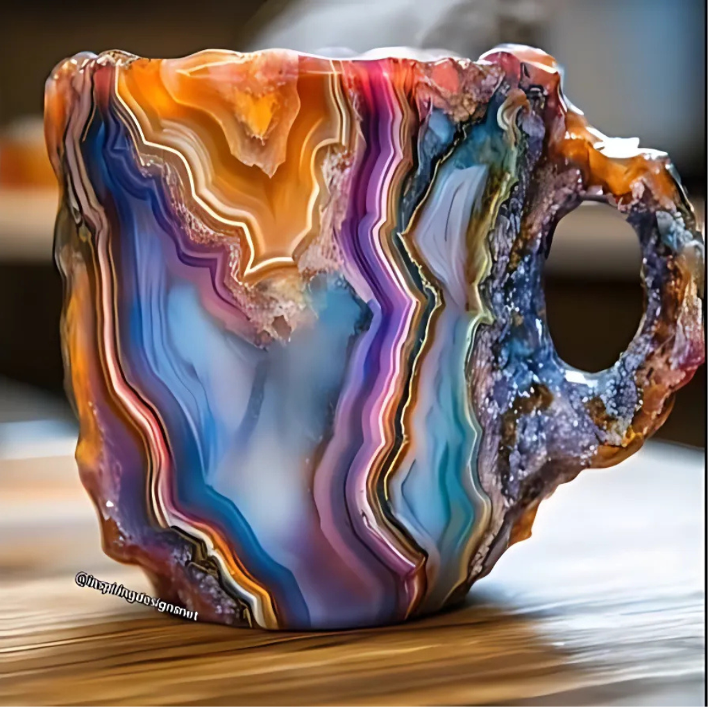 Mineralkrystal kaffekrus