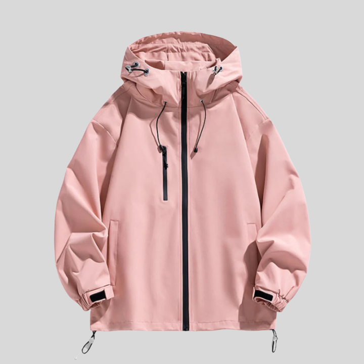 Herre skijakke med hætte