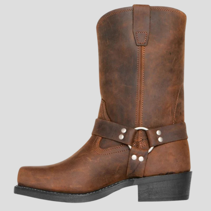 Herre cowboystøvler i vintage-stil