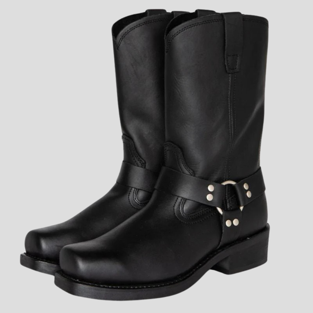 Herre cowboystøvler i vintage-stil
