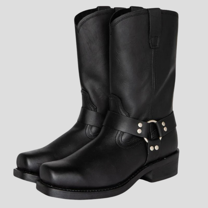 Herre cowboystøvler i vintage-stil
