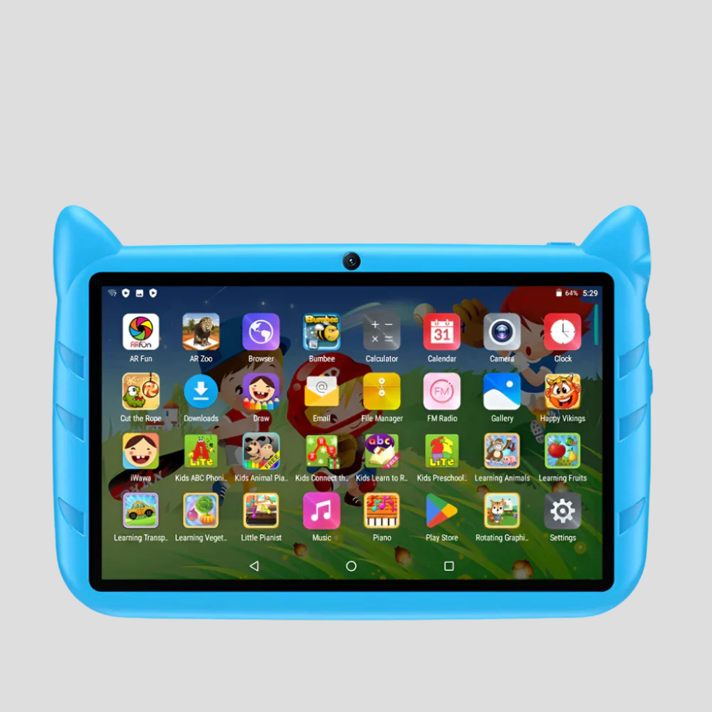 7-tommer børnetablet – 5G WiFi | 4 GB RAM | 64 GB ROM