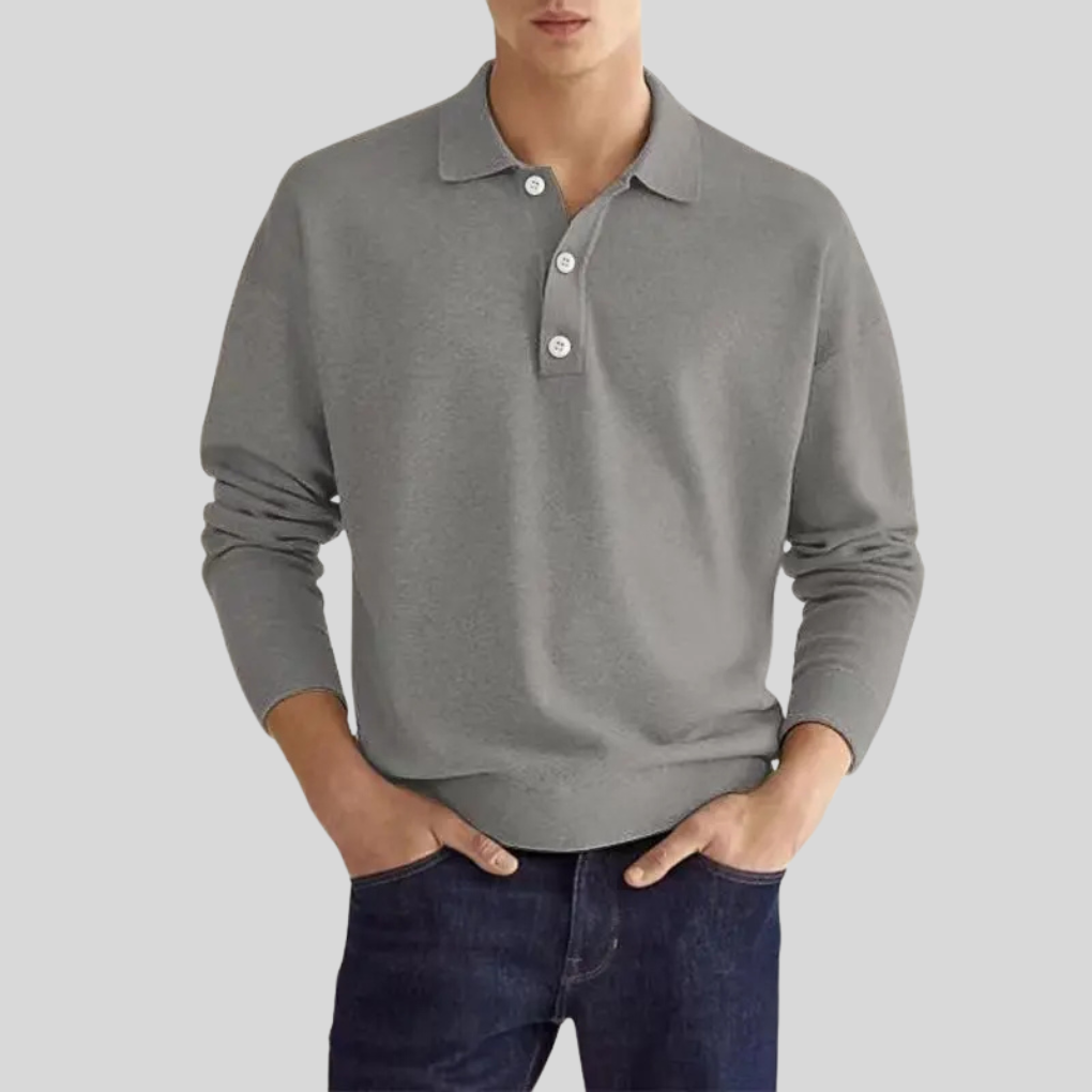 Herre bomuldspoloshirt