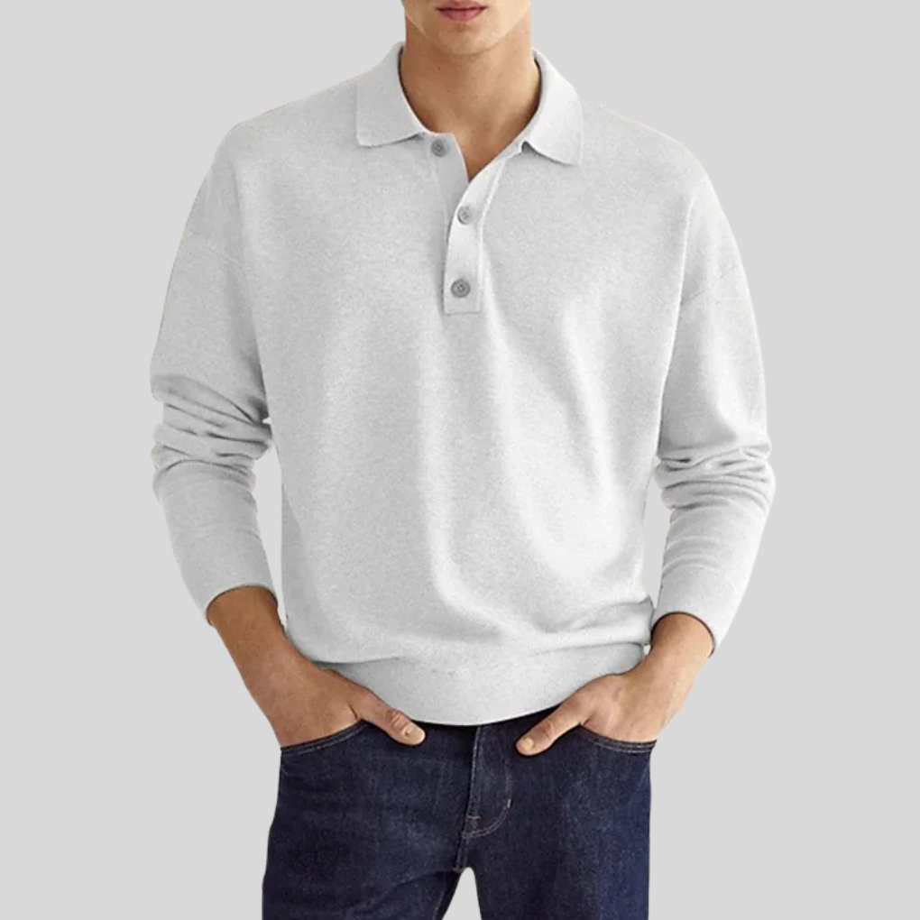 Herre bomuldspoloshirt