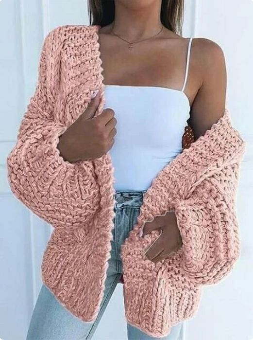 Zoé - Strikket Cardigan-Modiva