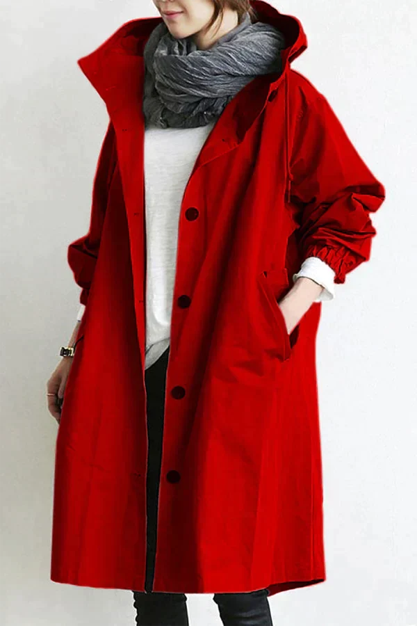 Maris Vandtæt Oversized Mellemlang Trenchcoat
