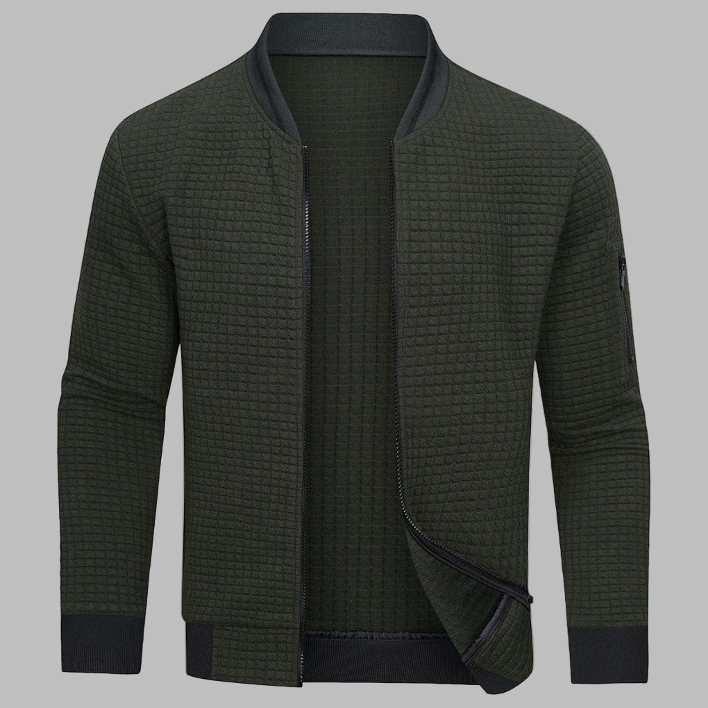 Behagelig og varm sweater med lynlås til mænd