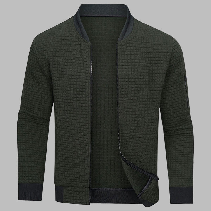 Behagelig og varm sweater med lynlås til mænd