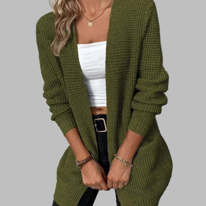 Langærmet cardigan til kvinder | Klassisk stil