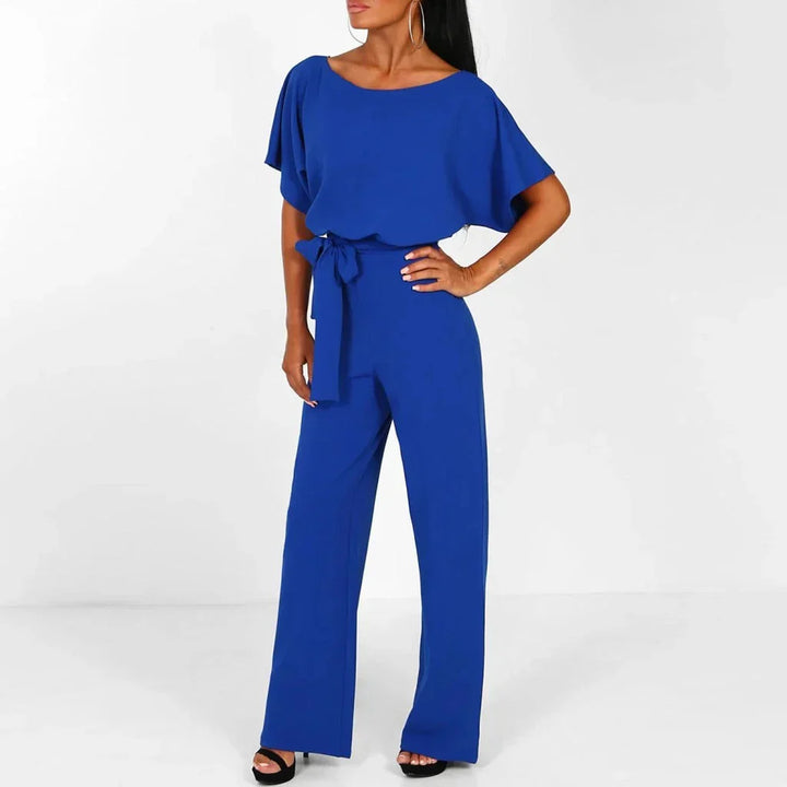Elegant damejumpsuit med smal talje