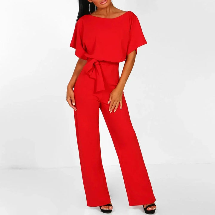 Elegant damejumpsuit med smal talje