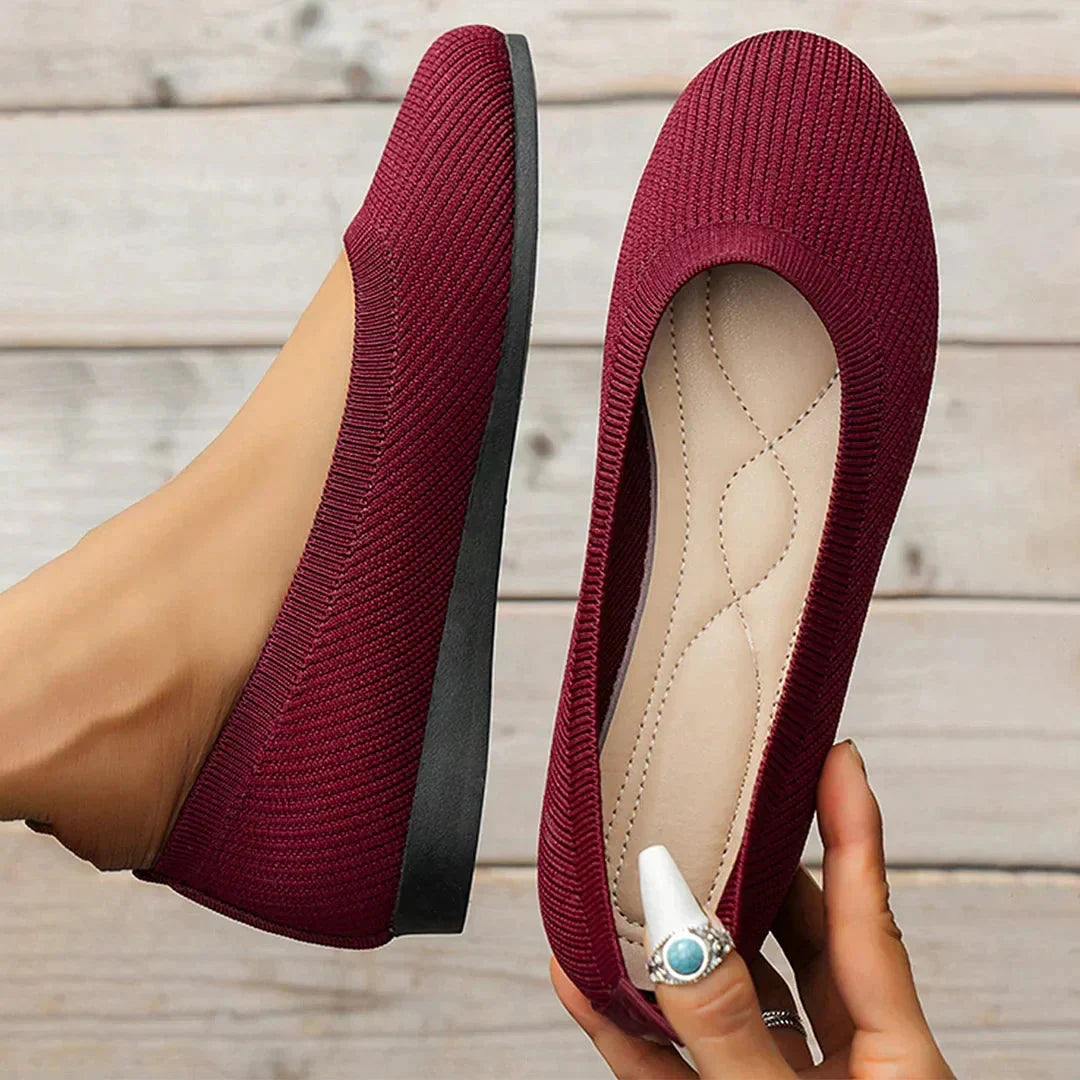 Eu's Åndbar Anti-Slip Sommer Ballerina Sko til Kvinder