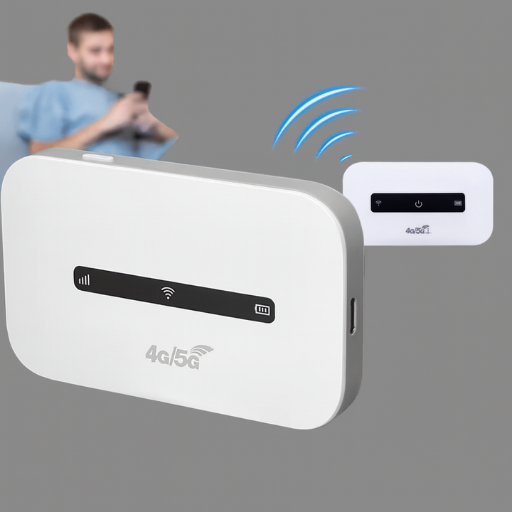 Bærbar Wi-Fi-router – internetadgang på farten