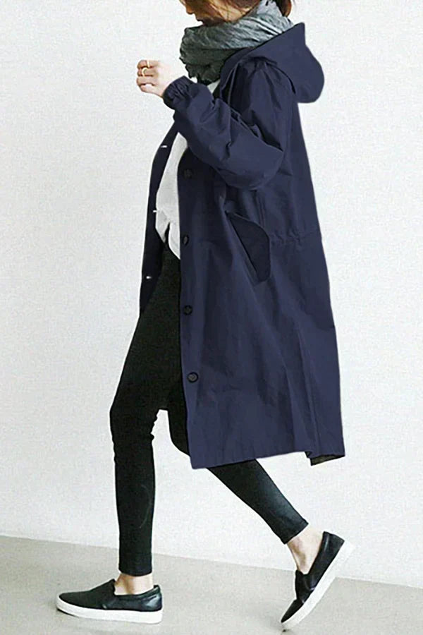 Maris Vandtæt Oversized Mellemlang Trenchcoat