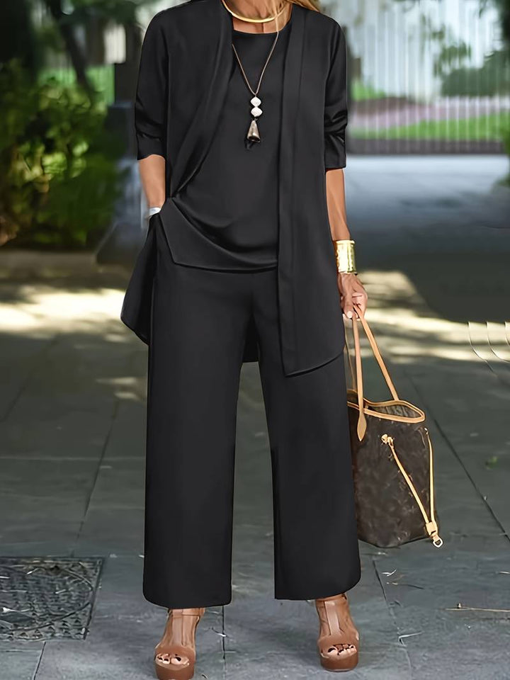 Elegant Tre-Stykke Pantsuit for Kvinder