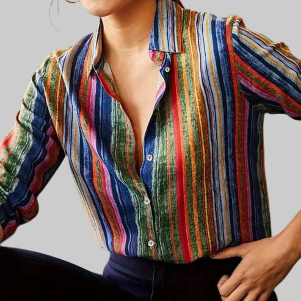 Damebluse – Farverigt design med hverdagspræg