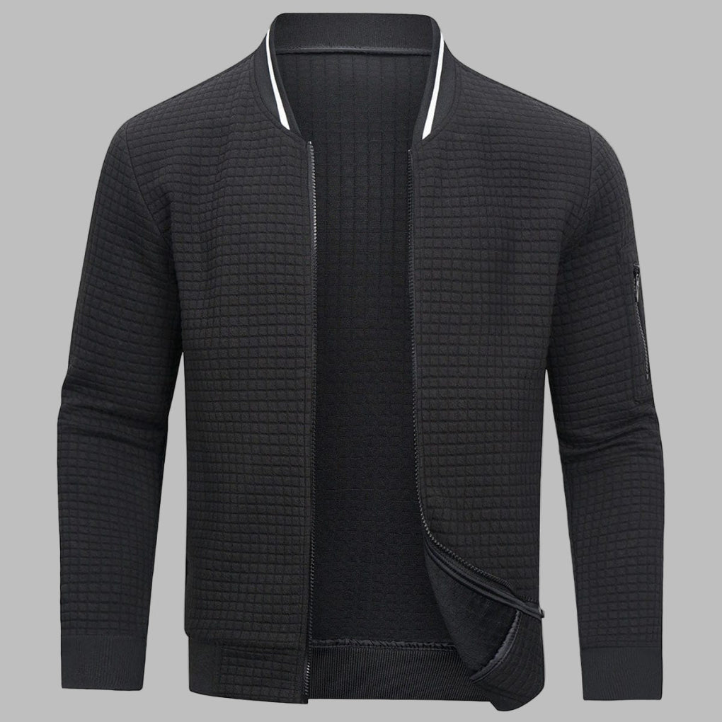 Behagelig og varm sweater med lynlås til mænd
