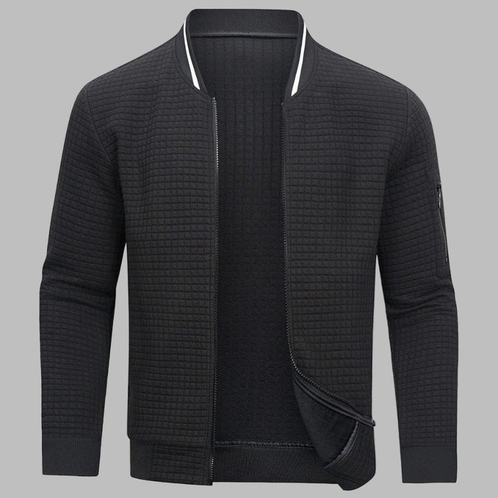 Behagelig og varm sweater med lynlås til mænd