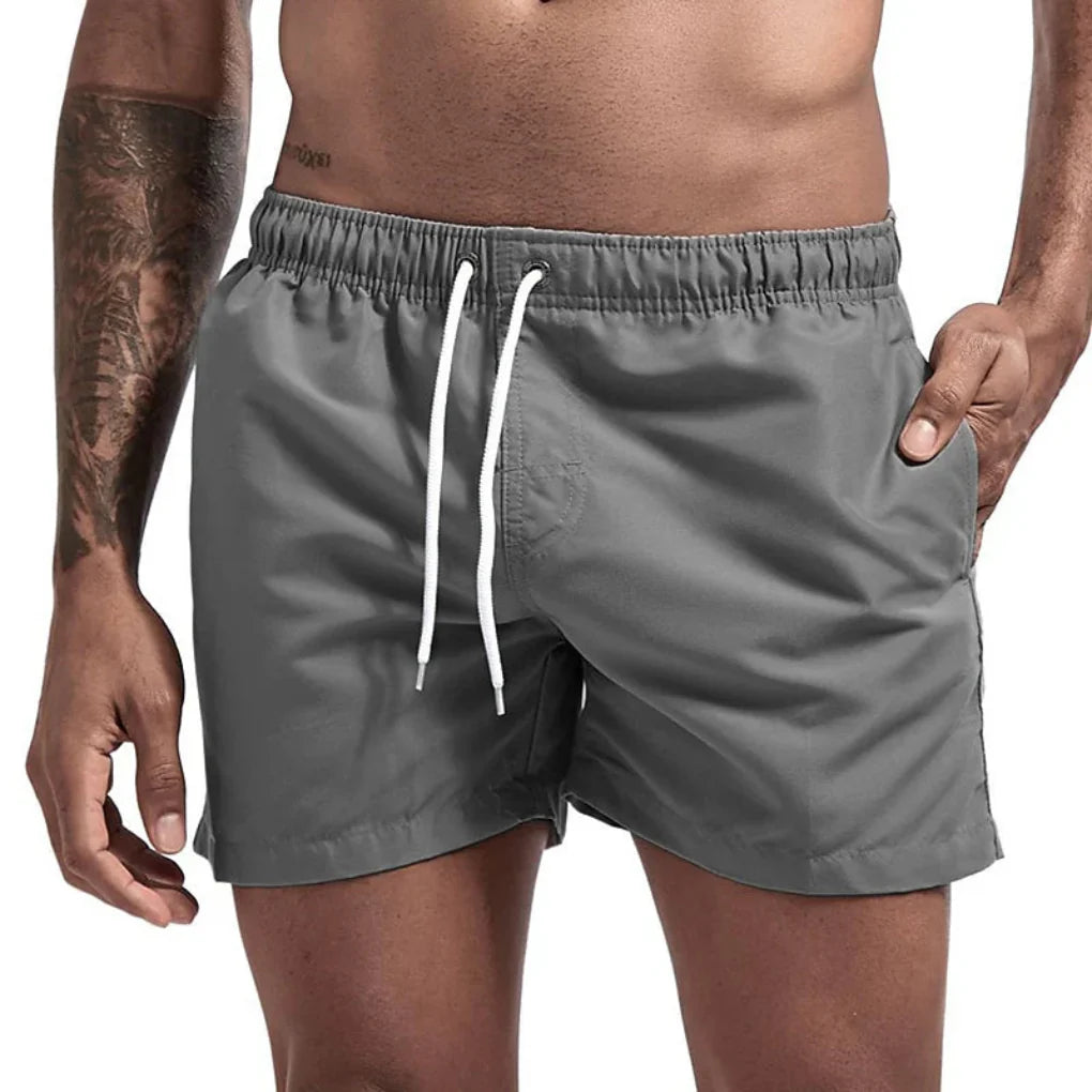 Herre hurtigttørrende badeshorts