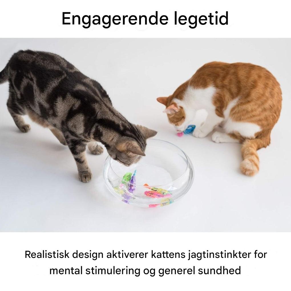 Interaktivt kattelegetøjssæt – Realistisk svømmebevægelse og engagerende lys
