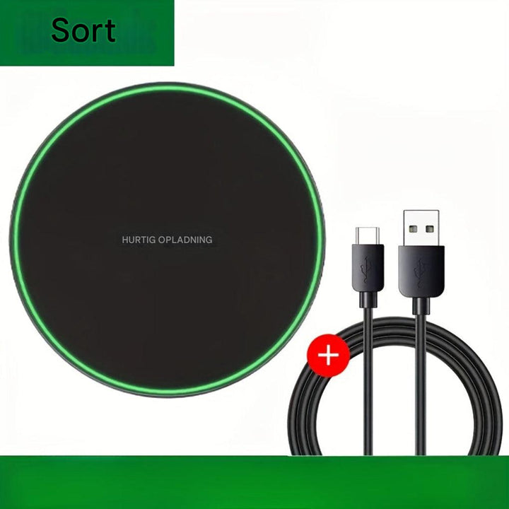 Hurtig trådløs oplader 15W