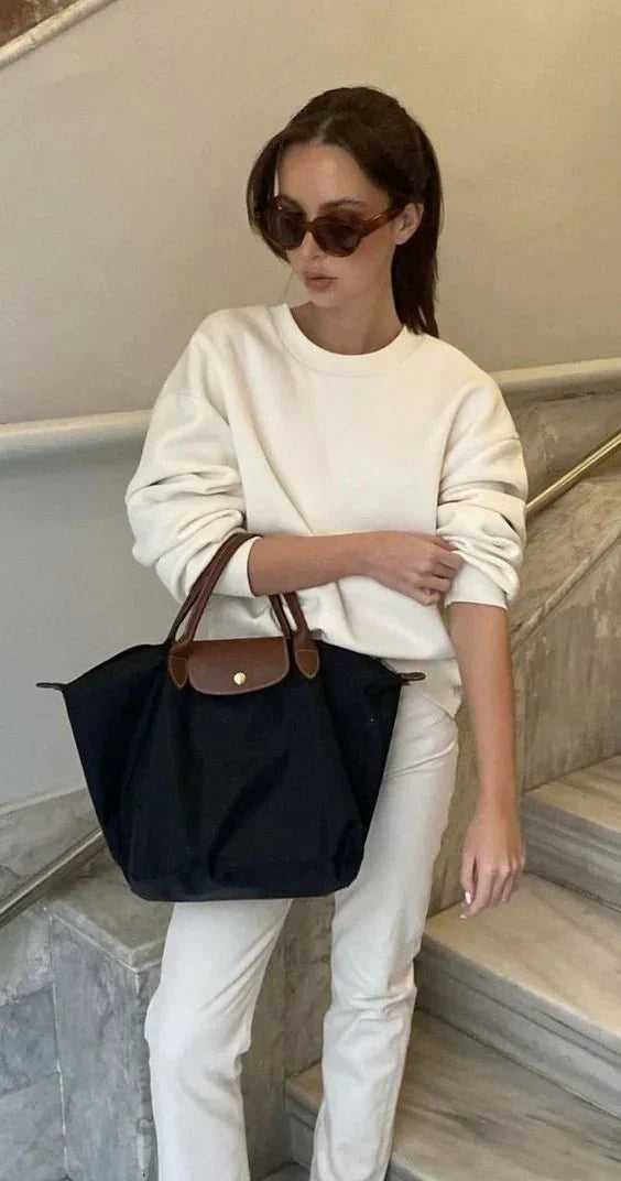 Elegant Rummelig skuldertaske for Kvinder