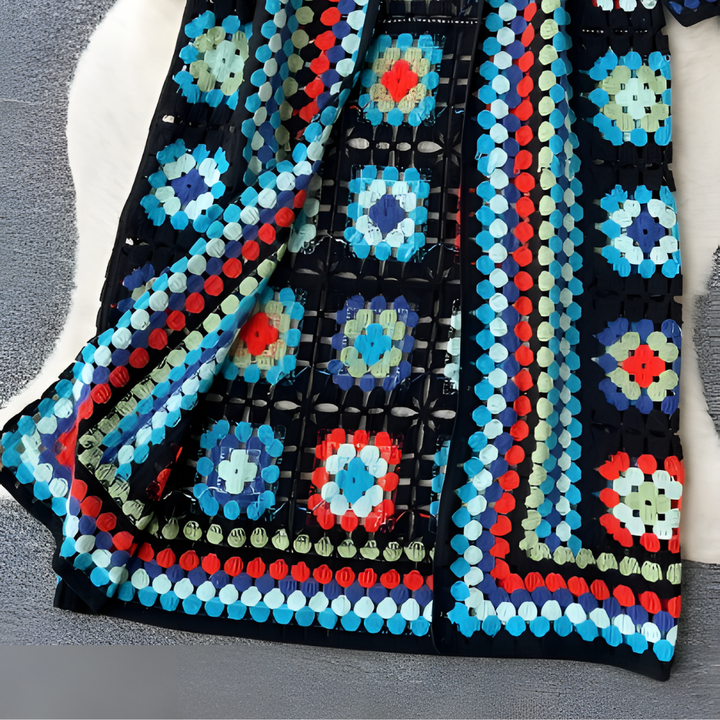 Corrie lang fargerik cardigan