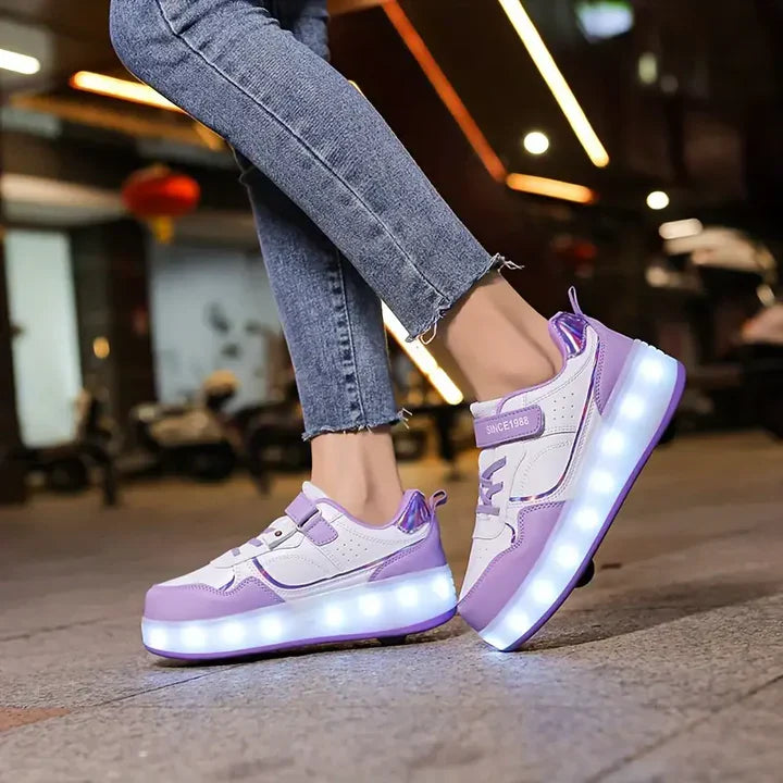Kids' Light-Up Roller Sko