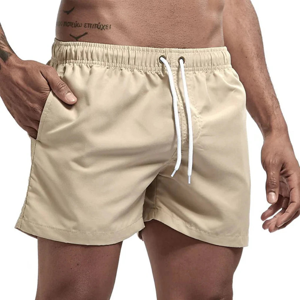 Herre hurtigttørrende badeshorts