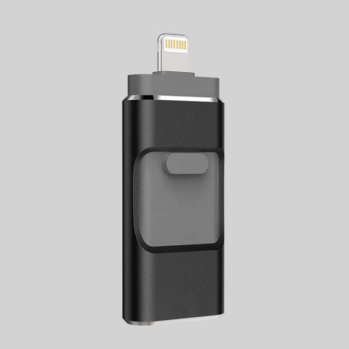 4-i-1 USB-flashdrev – Lagringsløsning med flere stik