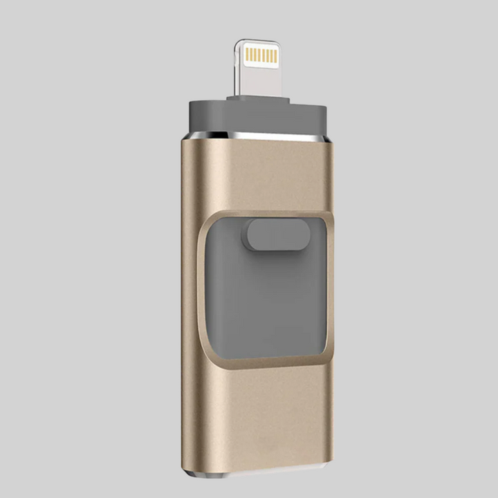 4-i-1 USB-flashdrev – Lagringsløsning med flere stik
