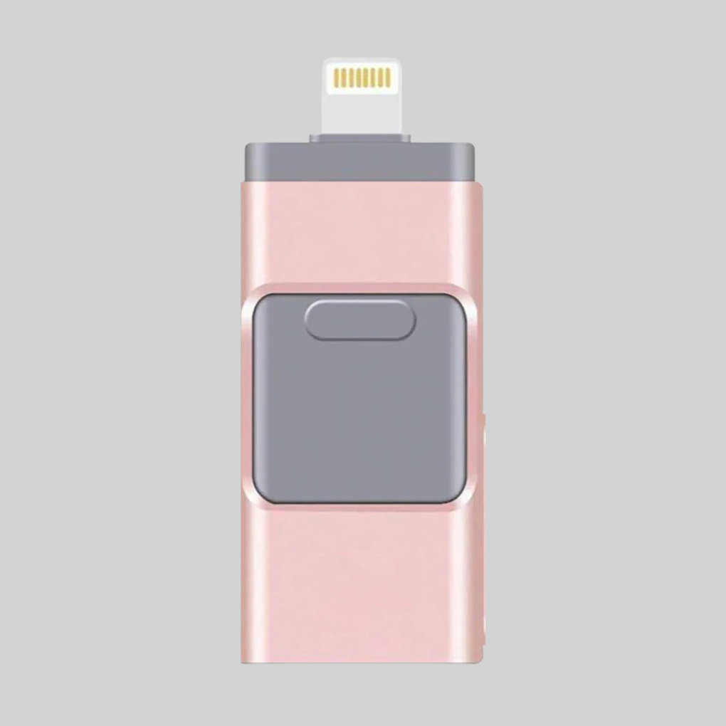 4-i-1 USB-flashdrev – Lagringsløsning med flere stik