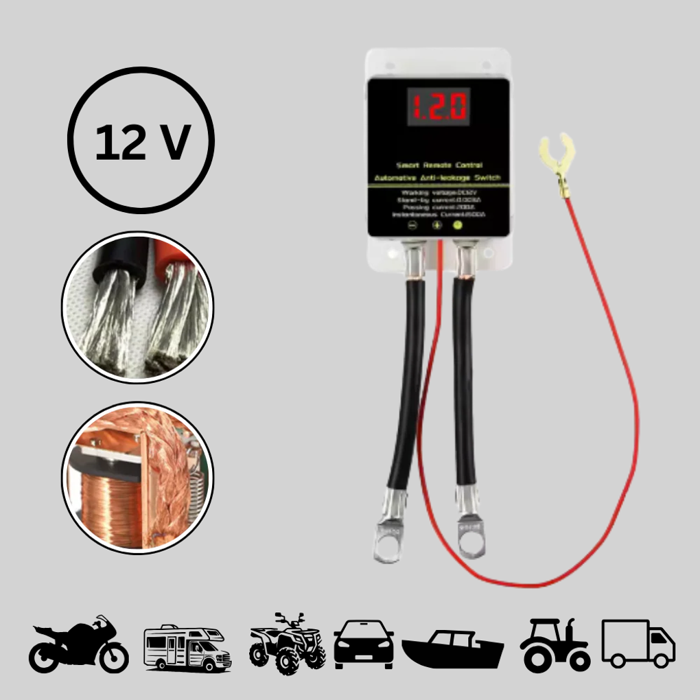 Bilafbryder – Fjernbetjent batteriafbryder
