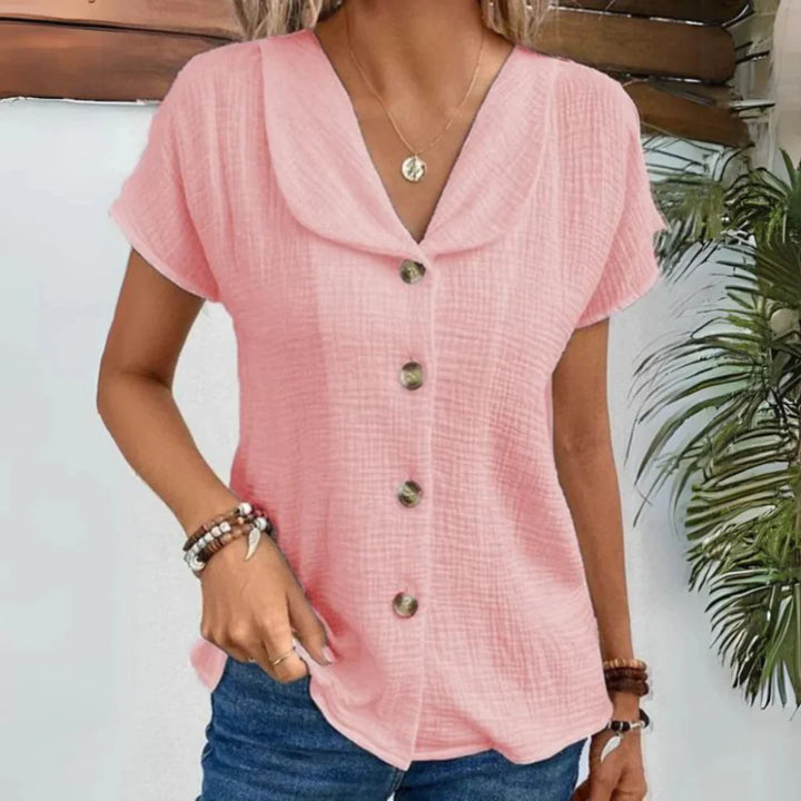 Dame elegant sommerbluse