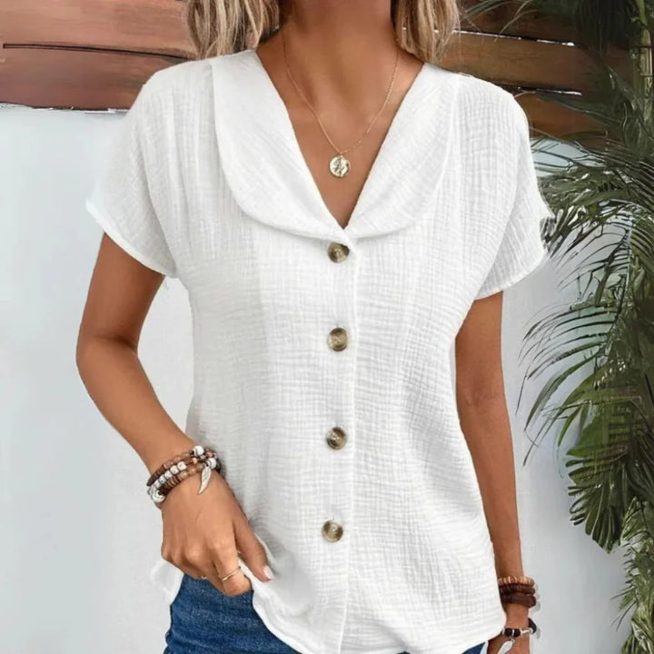 Dame elegant sommerbluse