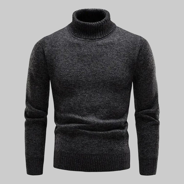 Elegant rullekravetrøje med raffineret design og klassisk appel