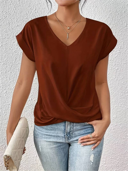 Afslappet kortærmet T-shirt